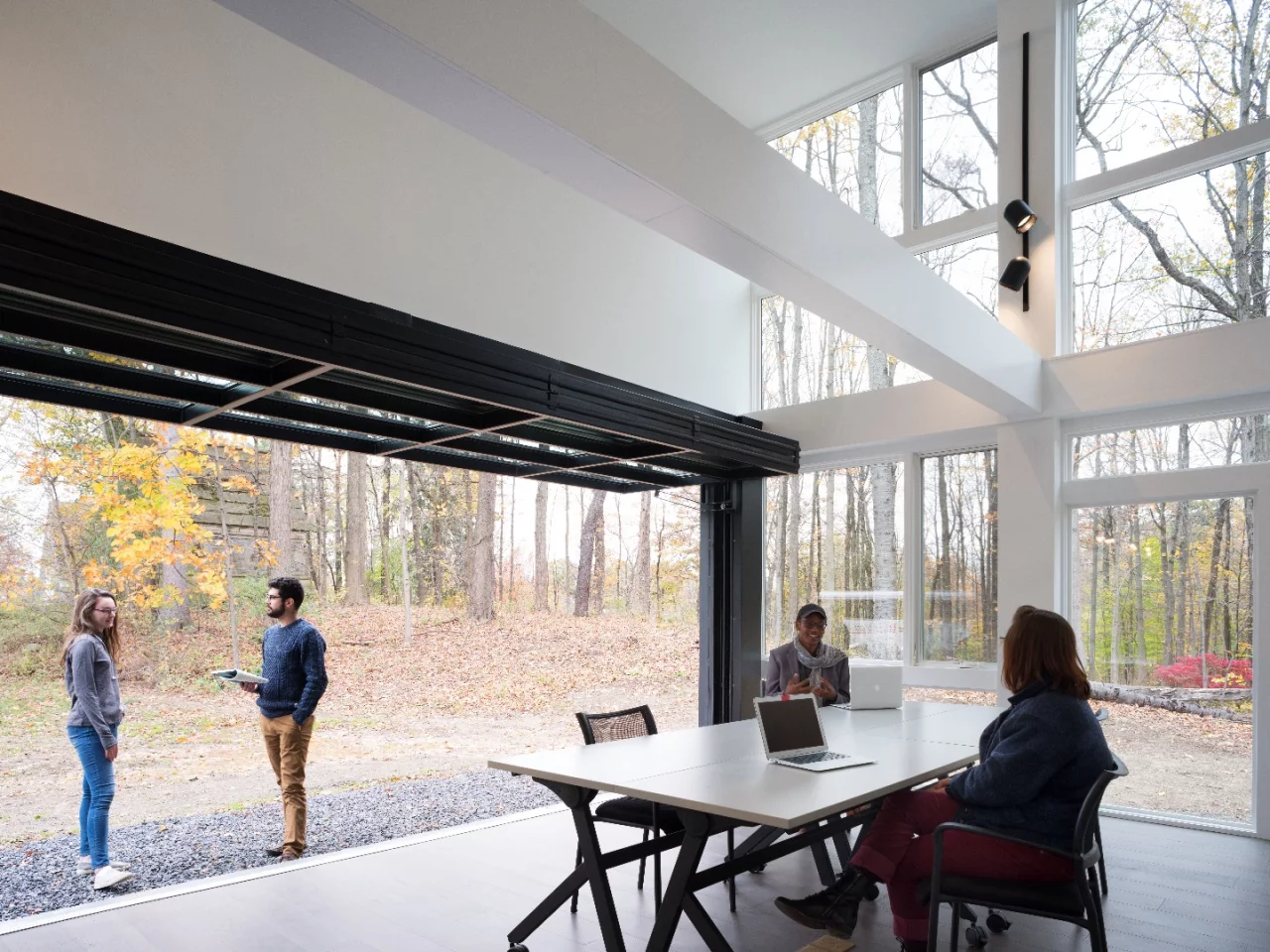 The Bard College Media Lab was installed on-site in just half a day