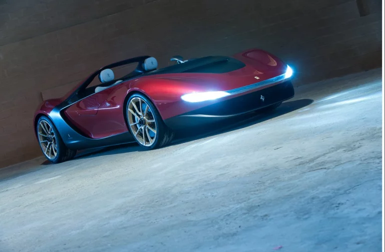 The original concept car used its contrast inserts as air intakes