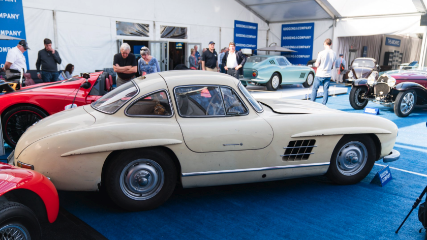 This 1954 Mercedes-Benz 300 SL Gullwing sold for $1,155,000 at Gooding & Company’s Scottsdale 2018 auction