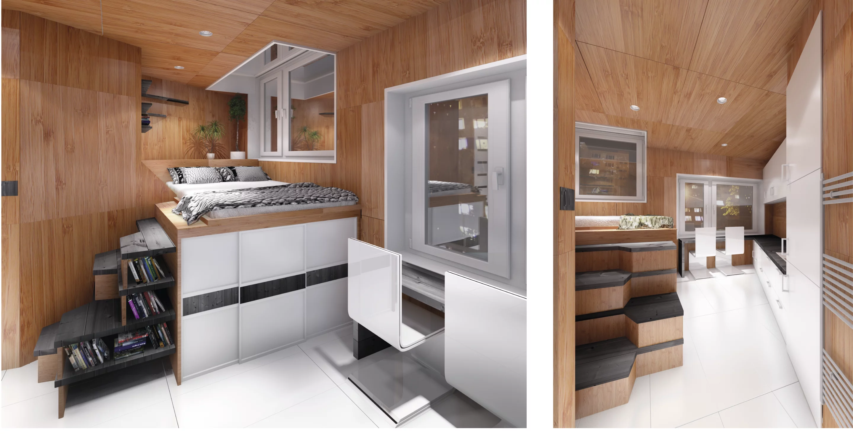 There are a few windows inside (Image: DesignDevelop)