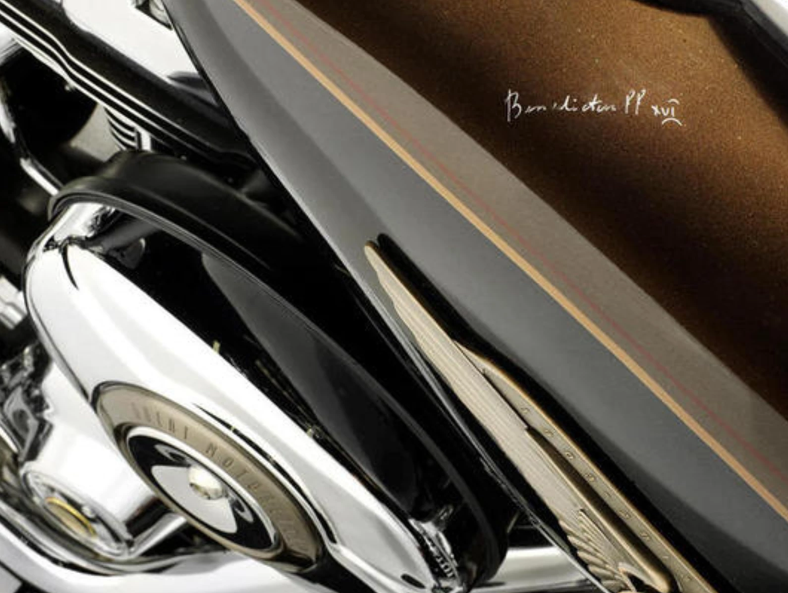 Pope Benedict XVI's signature was added serigraphically