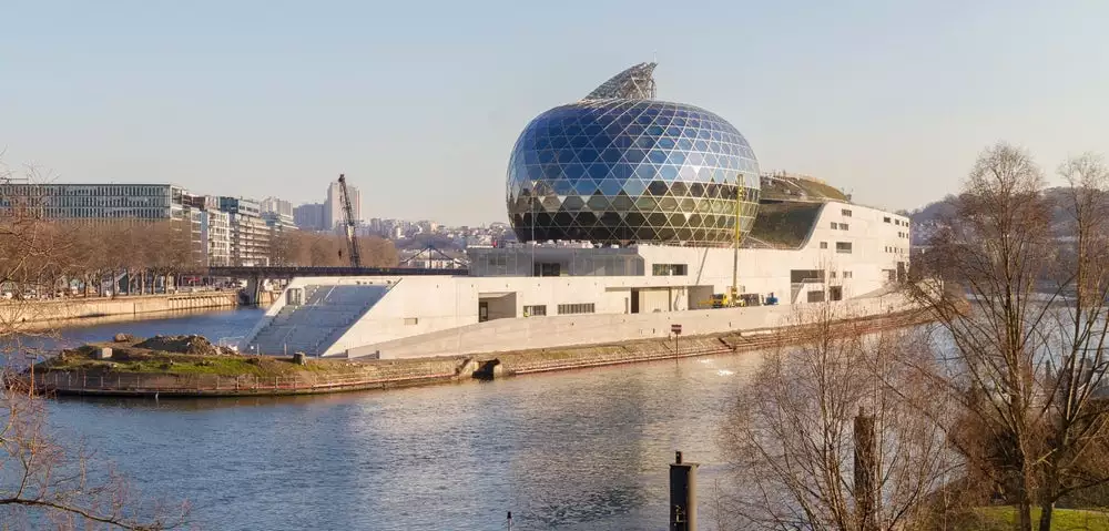 La Seine Musicale is located on the Île Seguin, a small island in the middle of the Seine