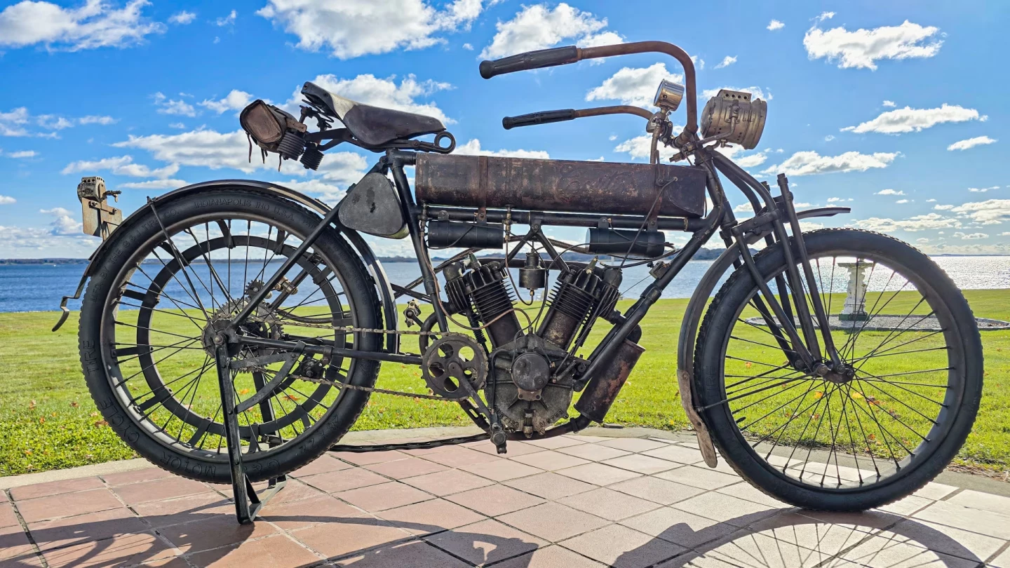 One of just five extant Curtiss v-twins ...