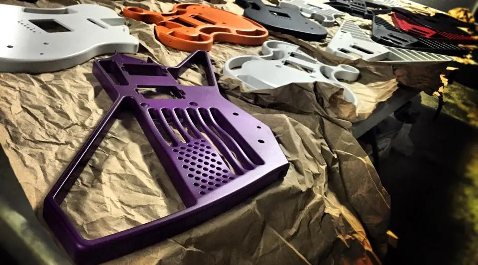 All instruments made by 660 Guitars have an aircraft-grade aluminum body