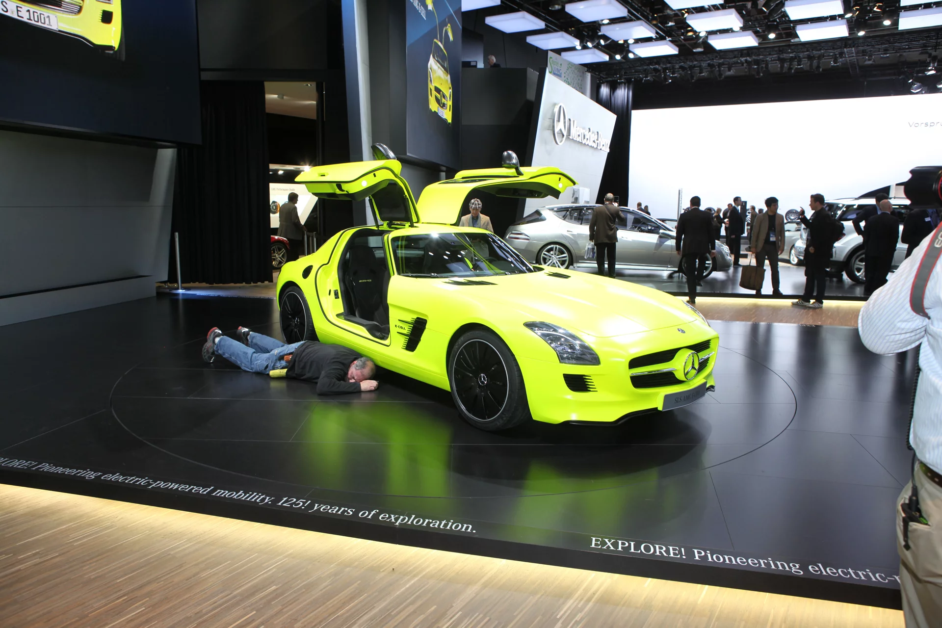The Mercedes-Benz SLS AMG E-Cell