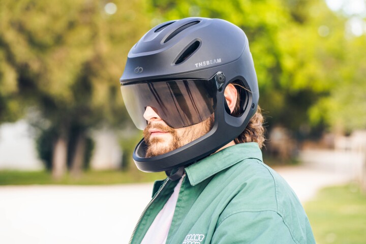 The Virgo helmet is presently on Kickstarter