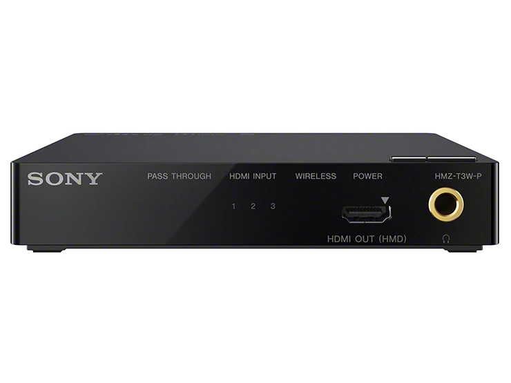 Source media devices are connected to the system's processor unit via its three HDMI inputs and one HDMI output