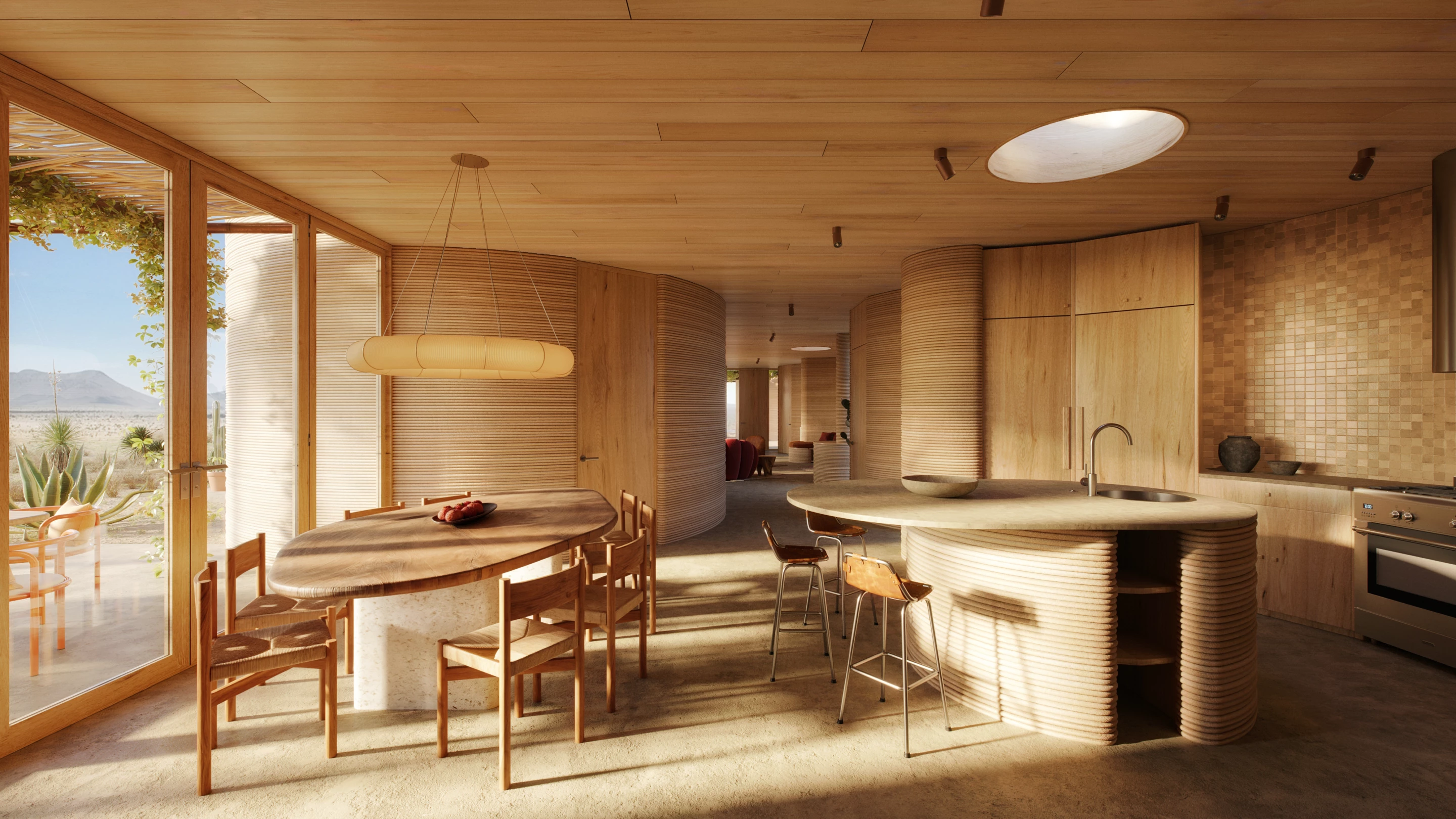 El Cosmico will include several BIG-designed permanent homes that will be up for sale, starting at $2.29 million