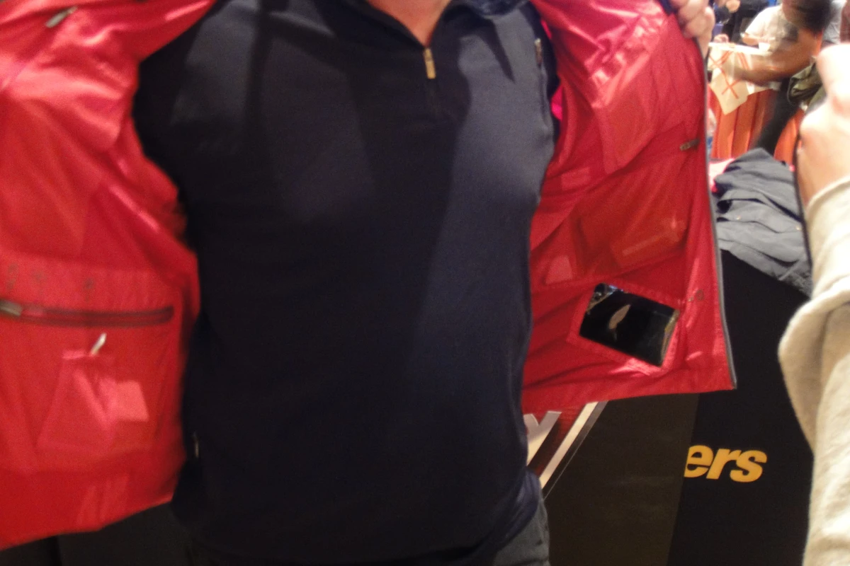 SCOTTeVEST CEO Scott Jordan was on hand at CES to show-off the new prototype jacket