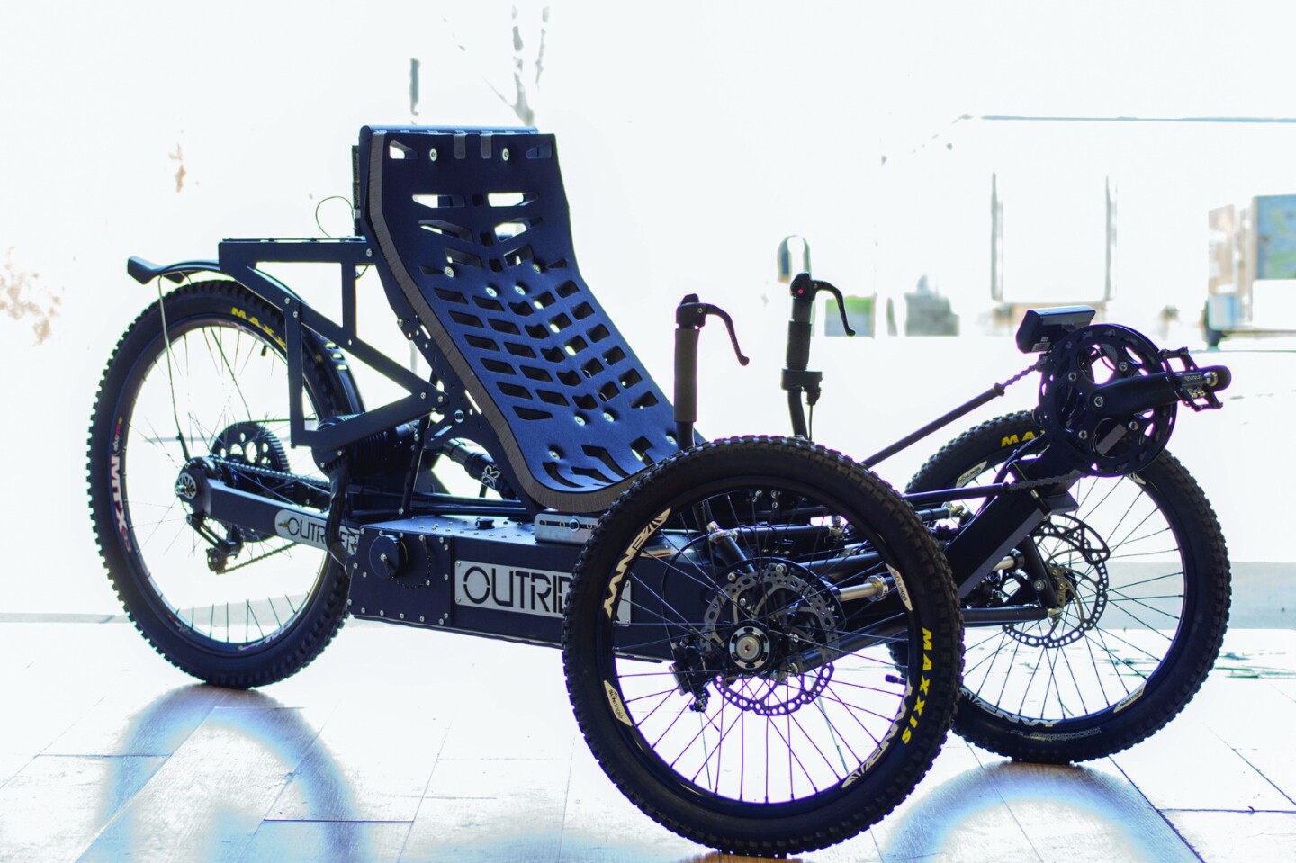 Off-road tires and a suspension system give you grip over all kinds of terrain