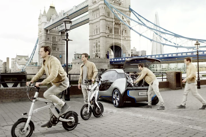 BMW has unveiled a new pedal-electric bike concept named i Pedelec, ahead of the grand opening of its first i Store in London