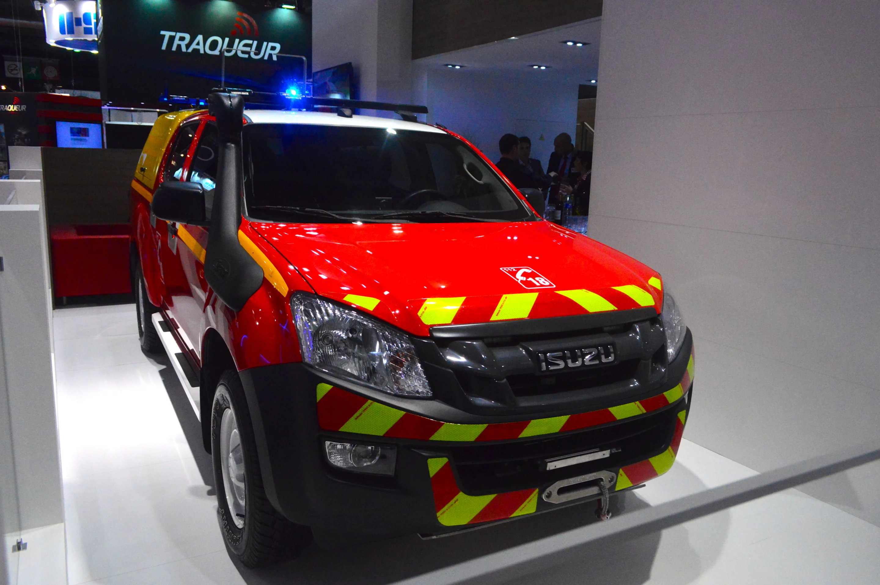 Isuzu shows off a professional response vehicle (Photo: C.C. Weiss/Gizmag)