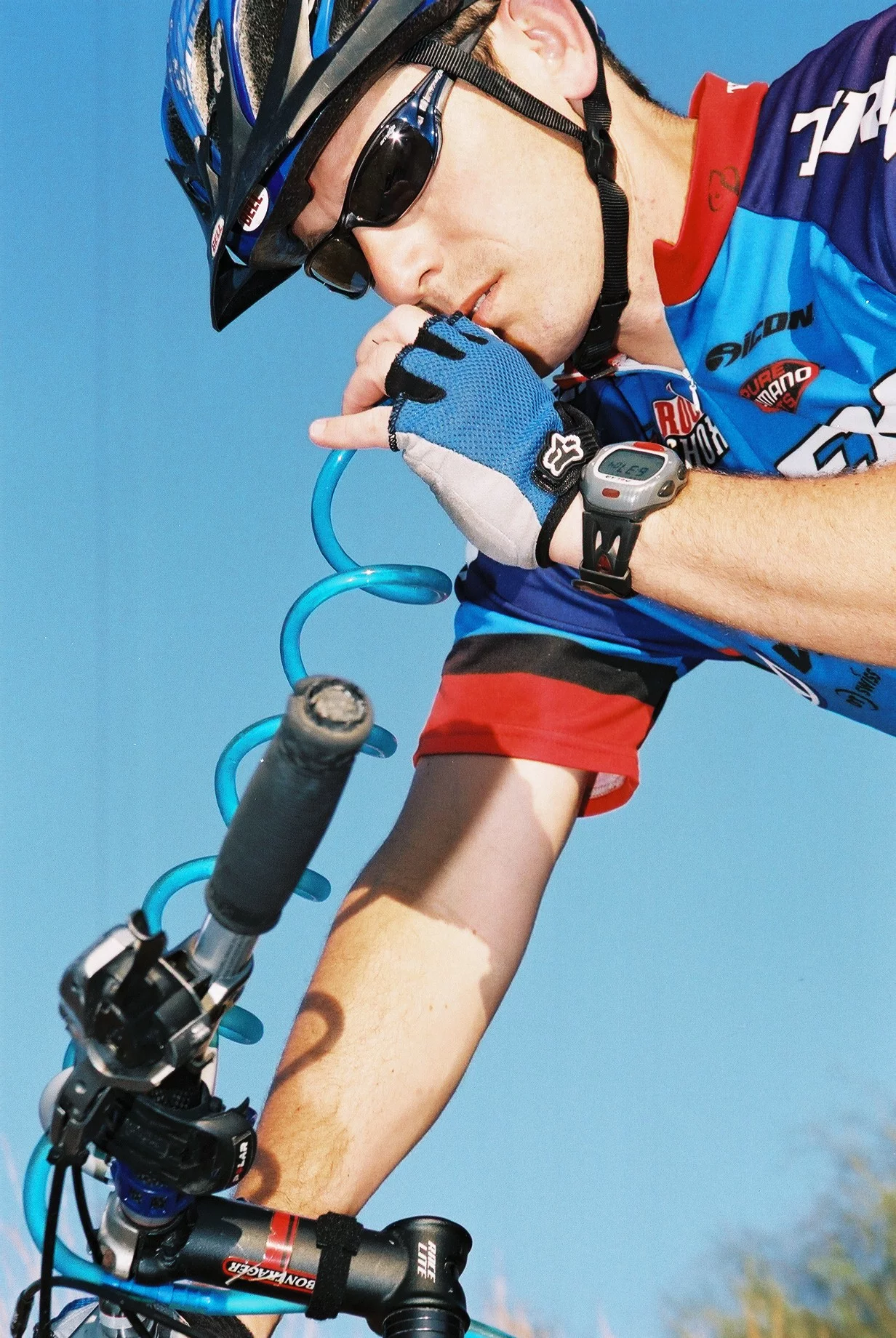 No more fumbling around grabbing at your water bottle cage