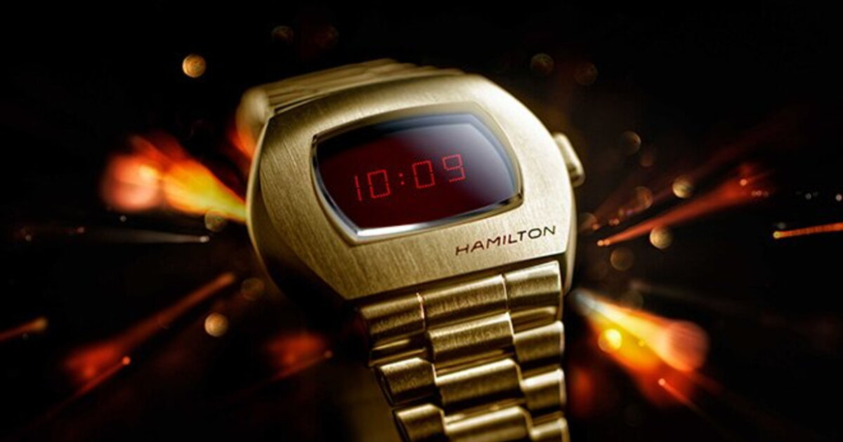 Hamilton Inception Watch Hamilton puts a new spin on the first digital watch