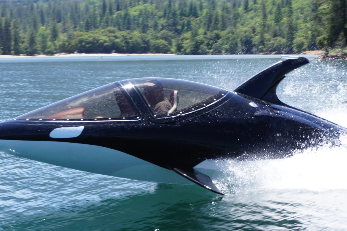 Innespace has introduced its new sea creature-inspired personal watercraft, the orca-like Seabreacher Y