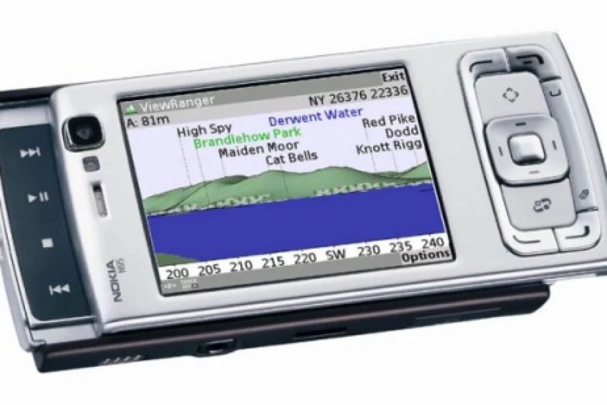 Viewranger on a Nokia N95
