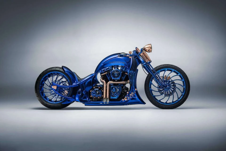 Bucherer's Harley-Davidson Blue Edition - the world's most expensive motorcycle