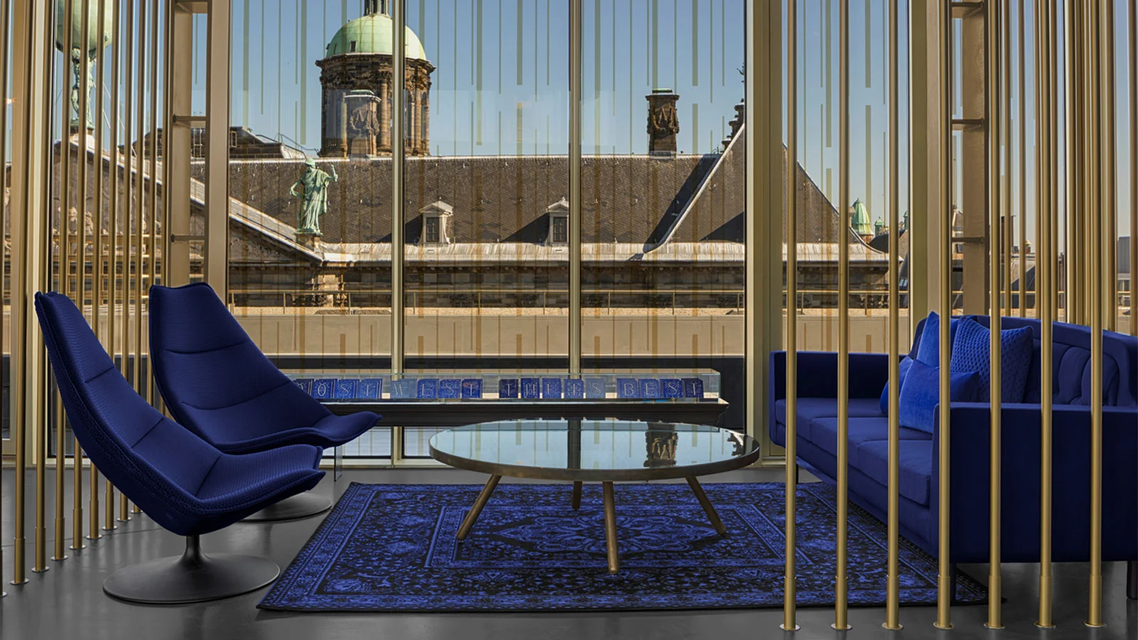 W Amsterdam has VIP booths for guests to use