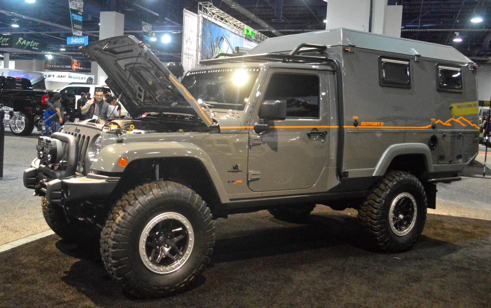 AEV Jeep Wrangler Outpost II camper