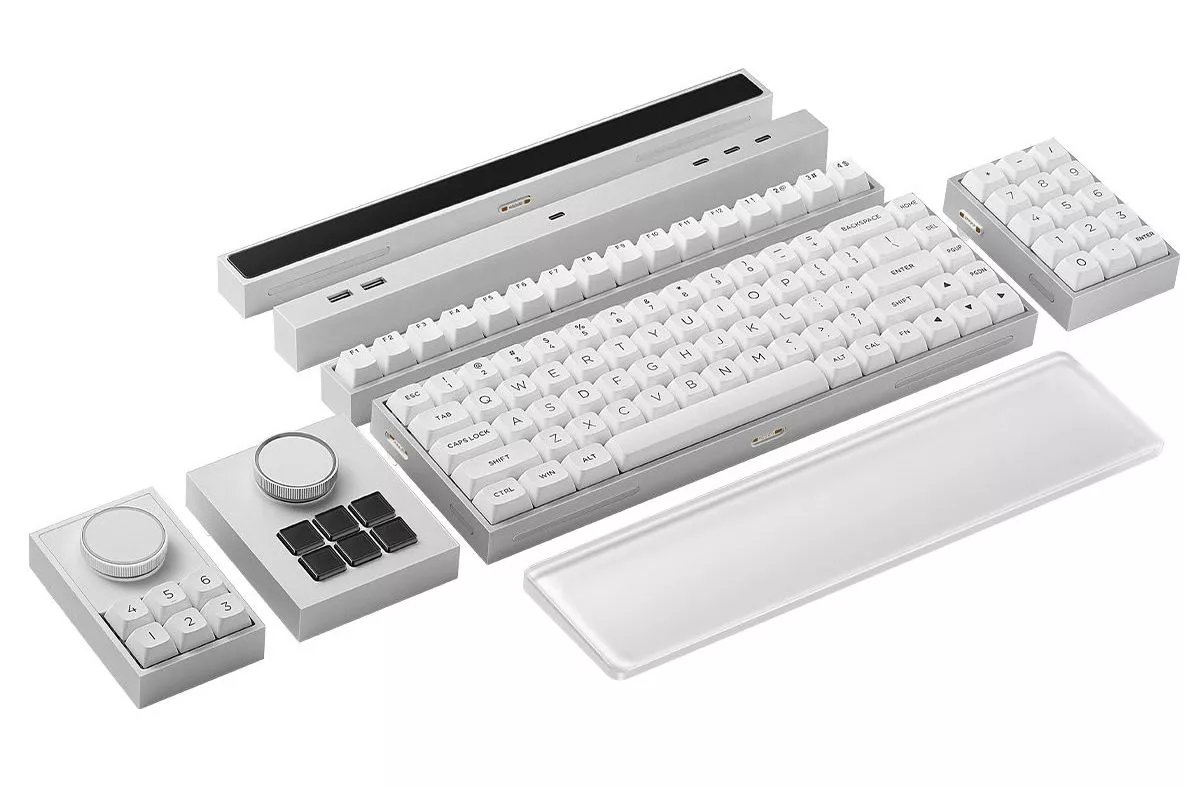 The Tmice X adds productivity modules when needed, slims down when not