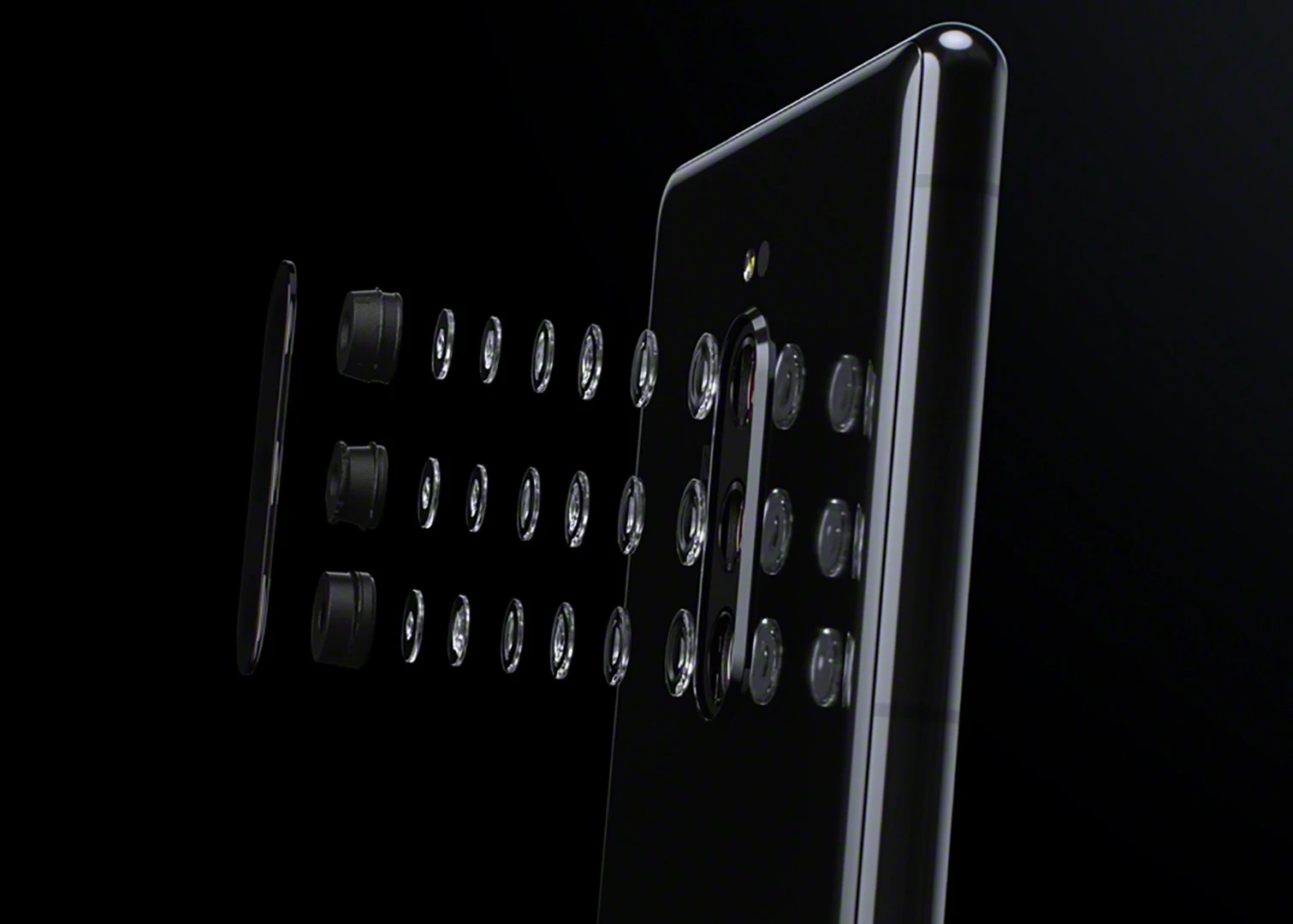 As well as an ultra-tall screen, the Sony Xperia 1 features a triple-lens rear camera