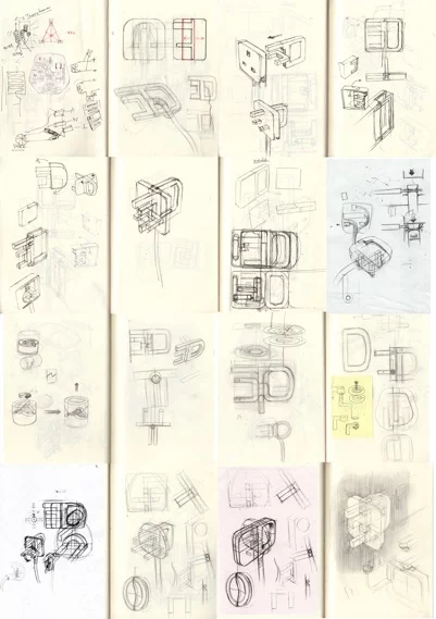 Ideas sketches of Folding Plug (Credit: Min-Kyu Choi)