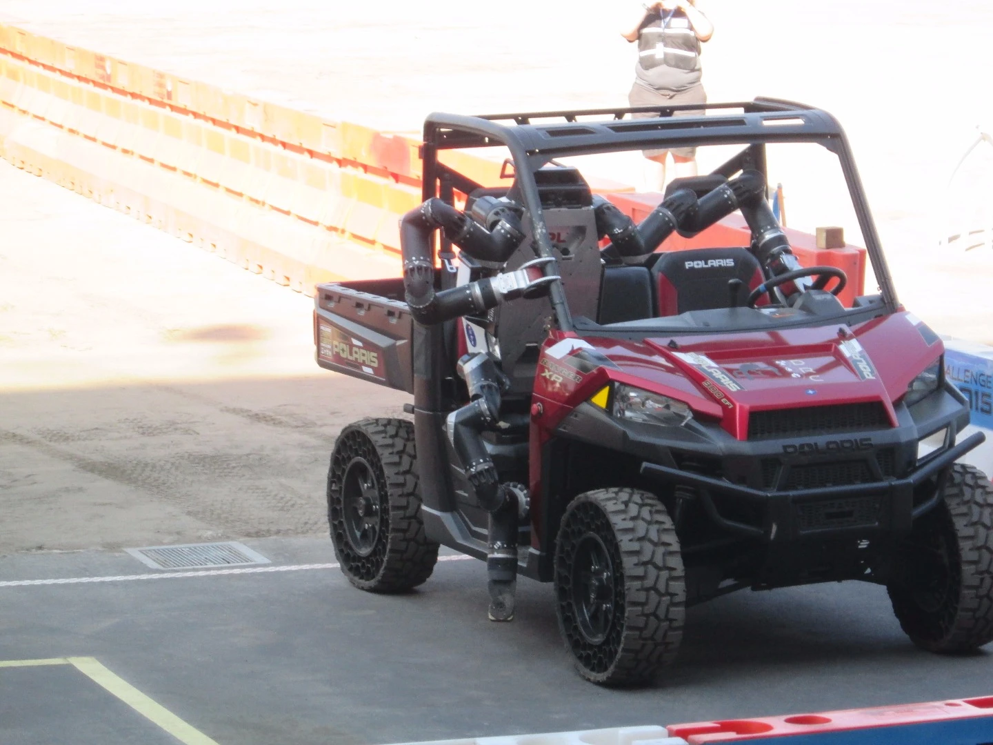 Robosimian in car