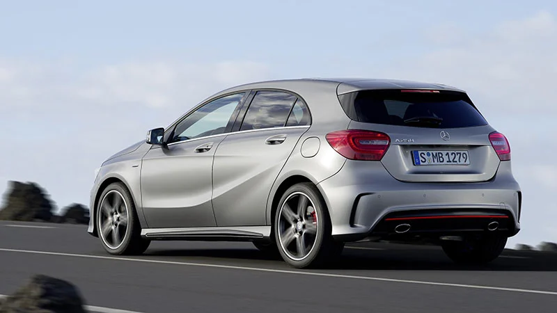 The new Mercedes-Benz A-Class in "AMG Sport" exterior spec.