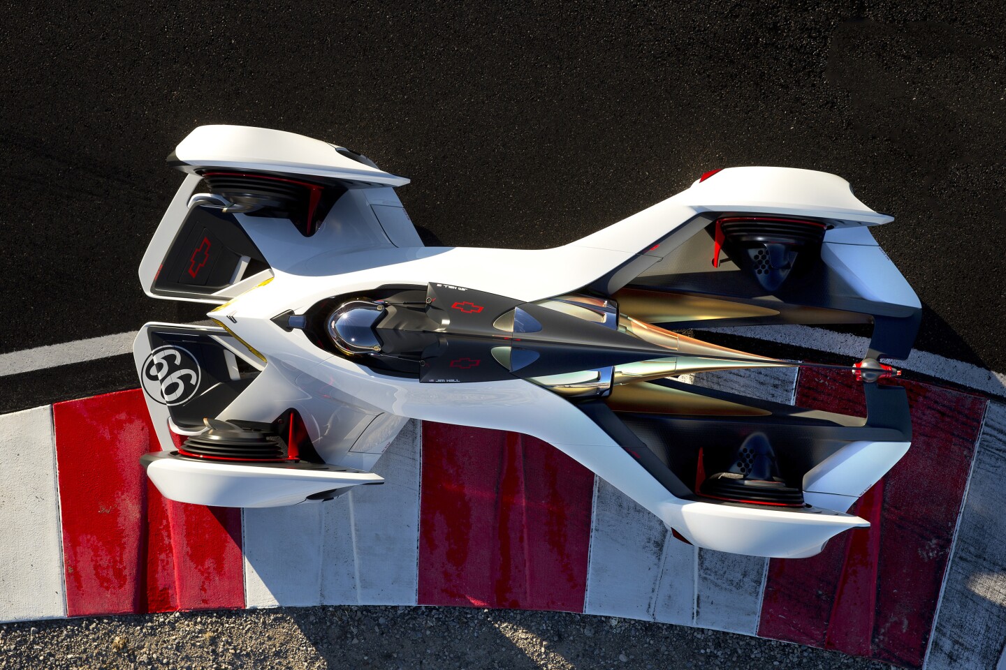 The Chaparral's chassis is built around a prone driver (Photo: General Motors)