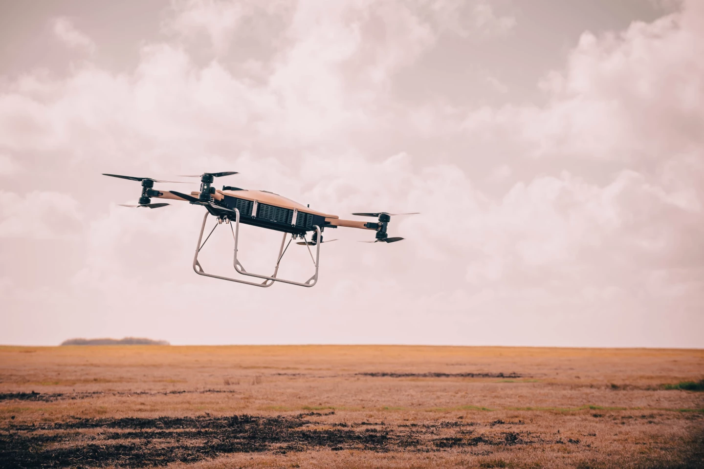 T-600 in flight