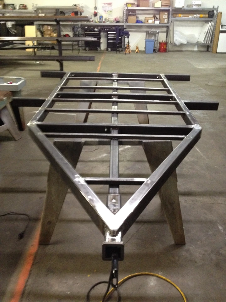 The chassis is the backbone of the Turtleback design