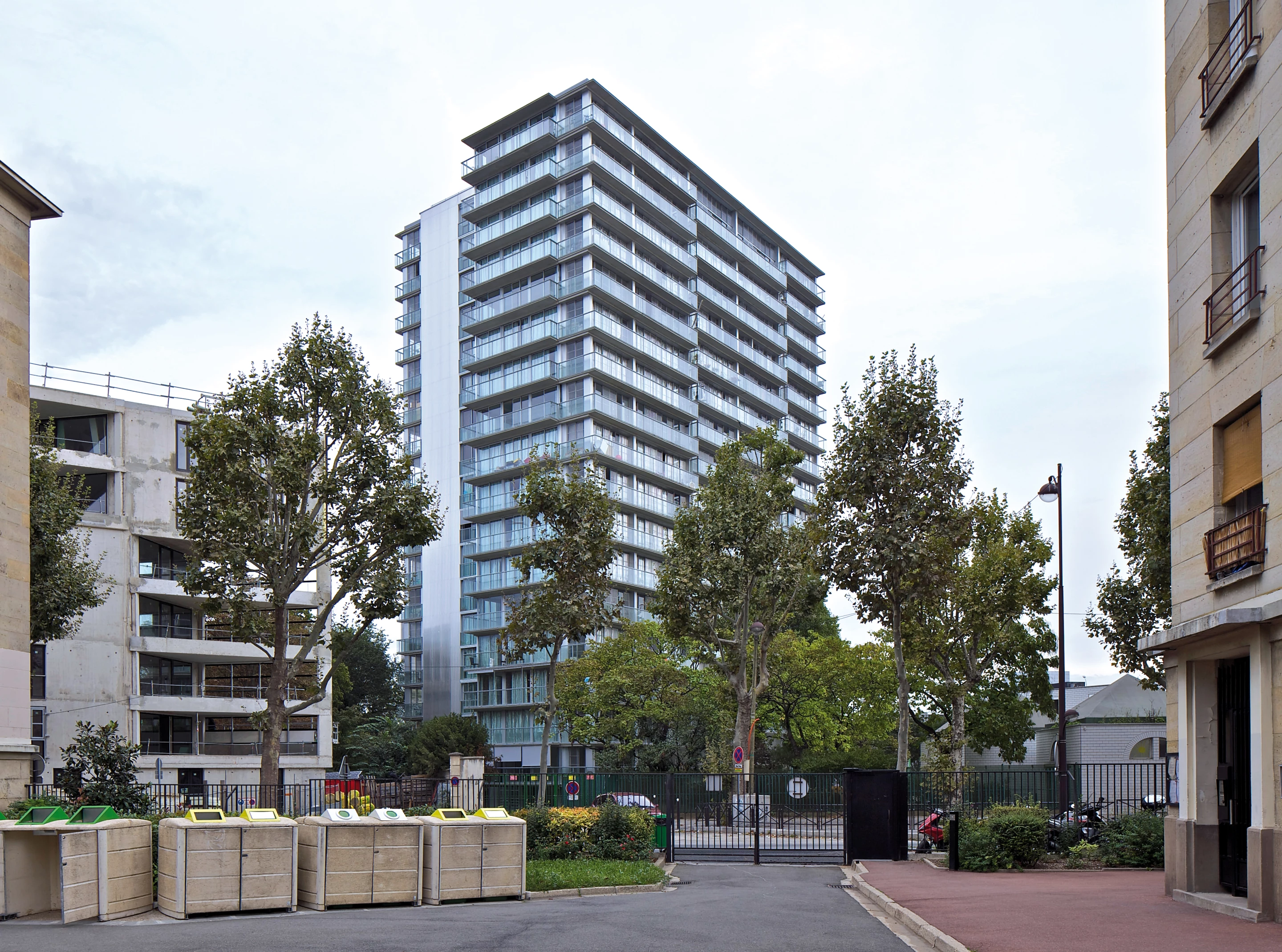 Transformation of 100 Units, Tour Bois le Prêtre, Social Housing (with Frédéric Druot) involved the renovation of a 17-story, 96-unit city social housing project in Paris originally built in the 1960s