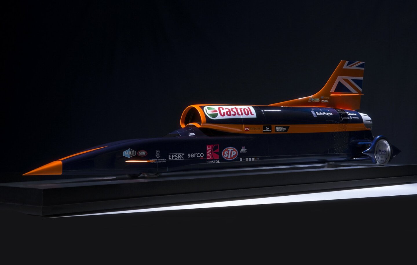 Bloodhound Supersonic Car Goes Old School With Rolex Analog Instruments