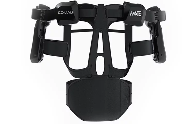 Comau's MATE upper-body skeleton should be on the market in a couple of months