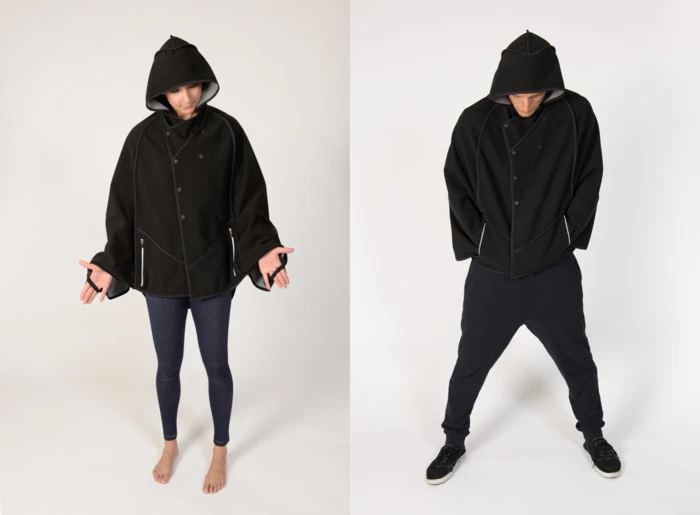 Mavari can be used to keep you warm and dry when it's cold or lightly raining