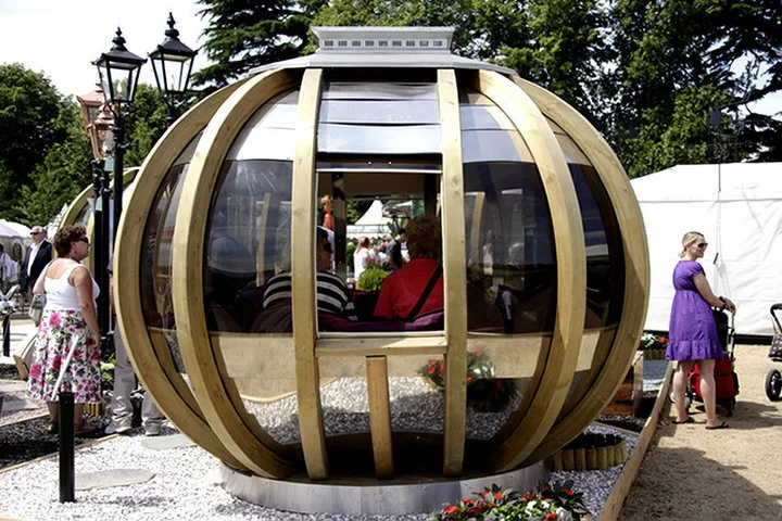Summerhouse by Ornate Garden