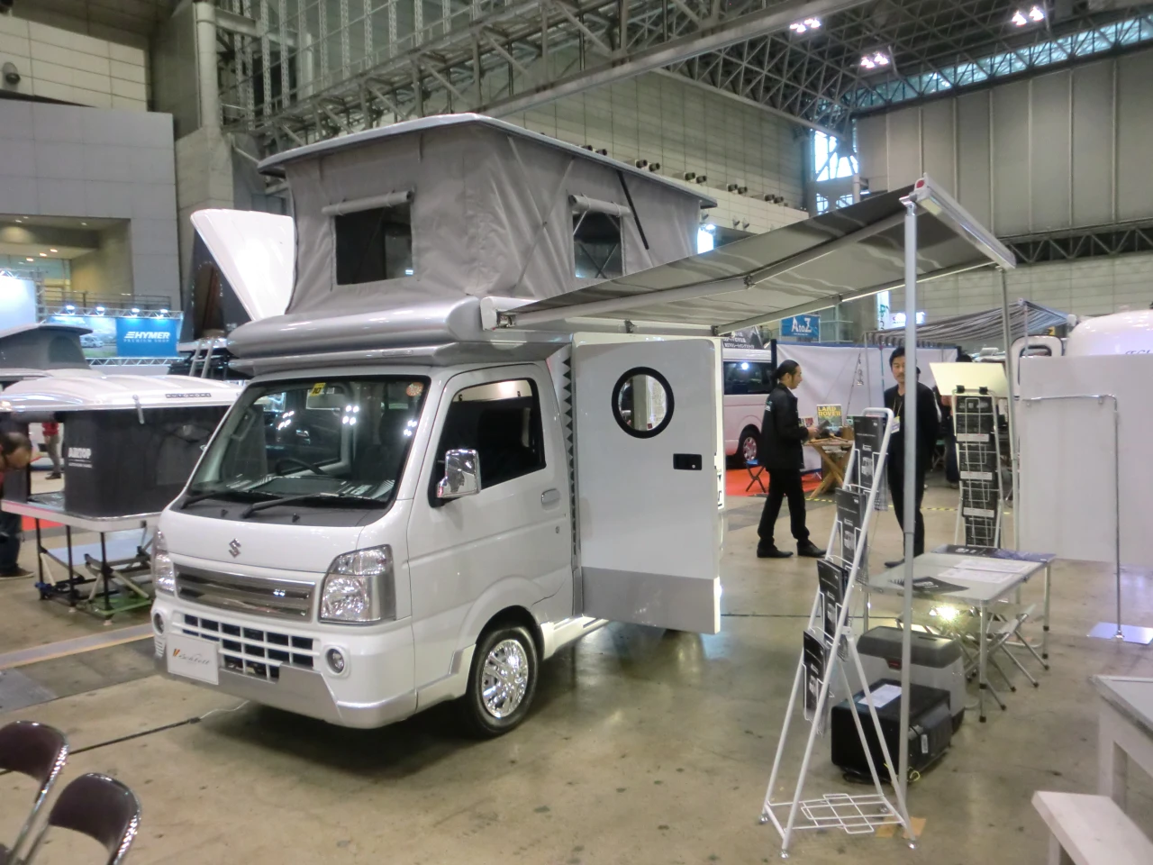 The CAMPMASTER from Schtelt - a K-Camper based on the pick-up version of the Suzuki Carry K-truck (Photo: Stephen Clemenger/Gizmag.com)