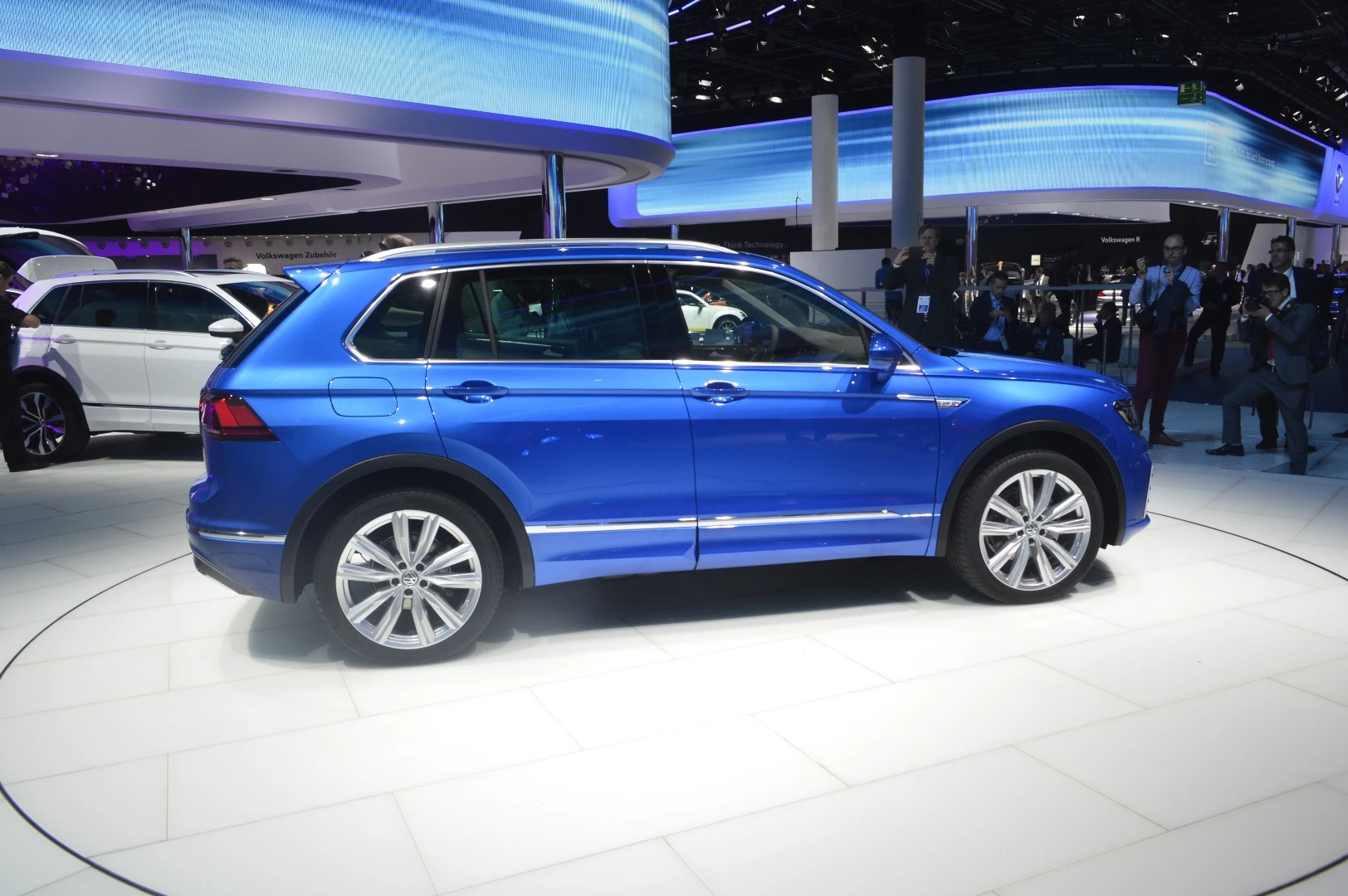 Just like the VW Golf, the Tiguan looks a bit plainer than its Japanese counterparts