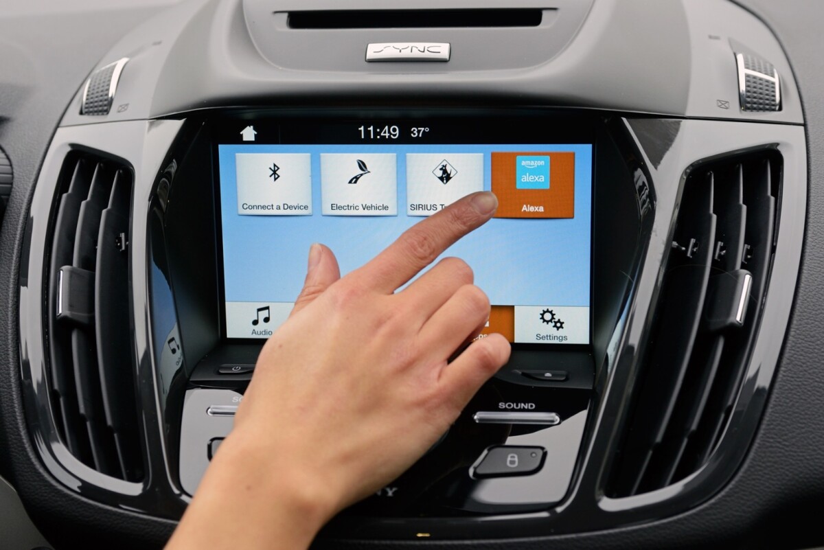 Amazon's Alexa personal assistant would be available via Sync from inside the car