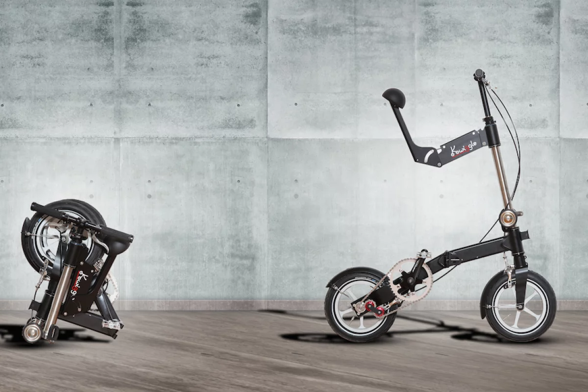 The Kwiggle Bike is one of the most compact folding bicycles in the world, and it's about to hit Kickstarter