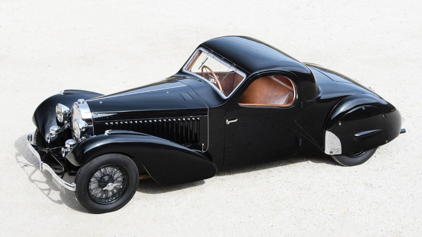 The credentials of this car are spectacular, being one of the four prototypes of the rare body style created by Bugatti's own in-house coachbuilding department, first owned by two-time Targa Florio winner and Bugatti director Meo Costantini, original in every respect, and with just 26,000 km on the odometer. The third Atalante built was sold for €3,024,000 ($3,381,049) against an estimate of €2,800,000 to €3,200,000. Auction Link