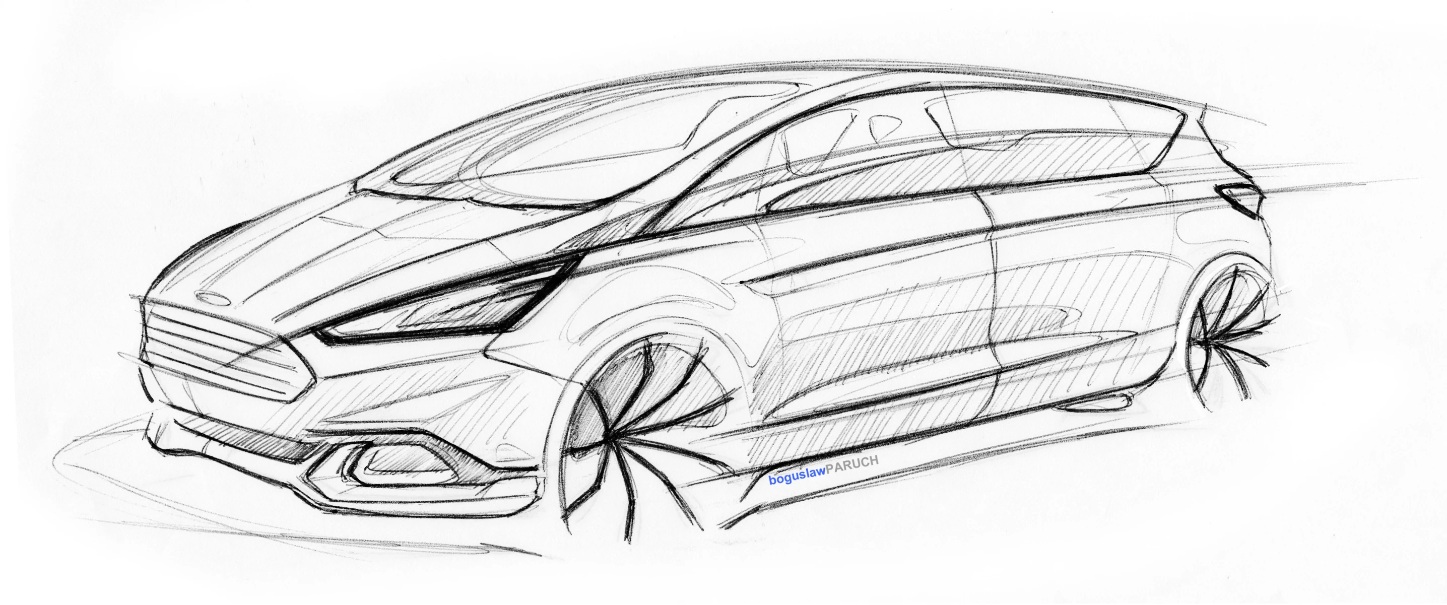 The Ford S-Max Concept sketch