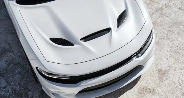 Front styling from above