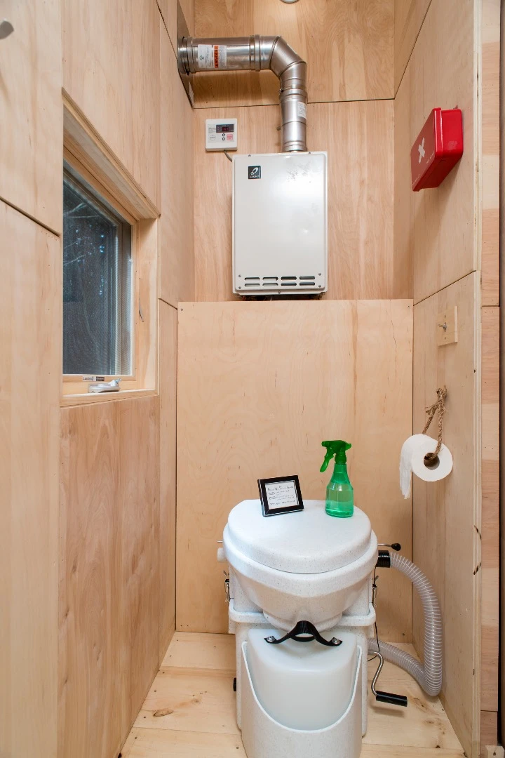The composting toilet