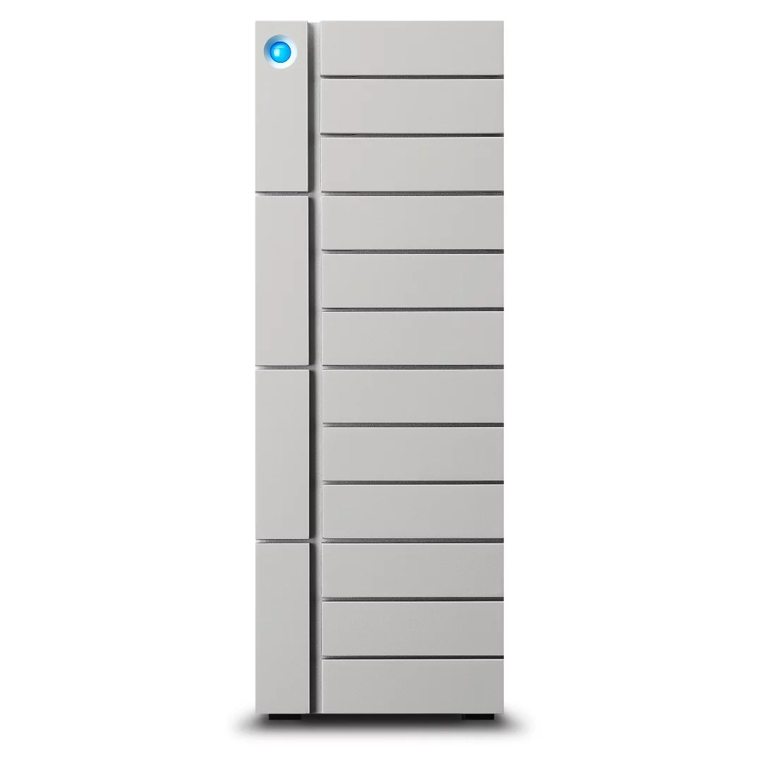 The LaCie 12Big looks like an old-fashioned computer tower