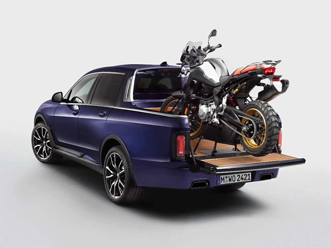 Both the truck and bike offer on/off-road capability, comfortable rides and adventure readiness
