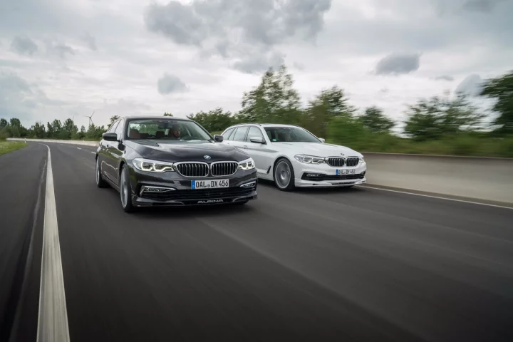 The Alpina D5 S is available in sedan or wagon form