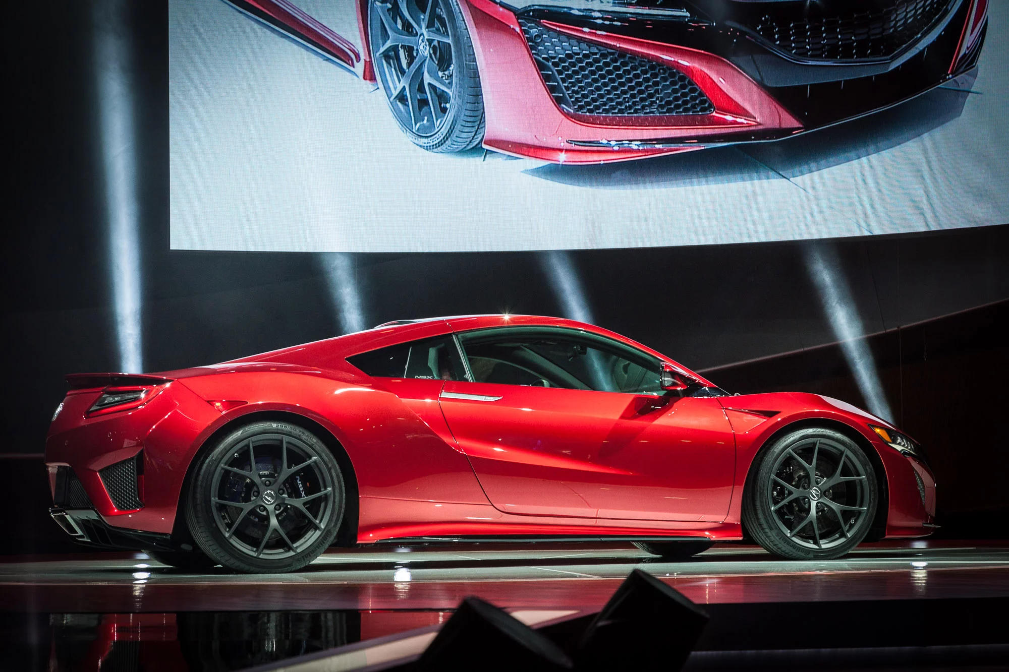 The production spec Acura NSX Version 2.0