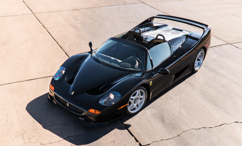 This 1995 Ferrari F50 sold for $1,155,000 at Bonham’s Scottsdale 2018 auction