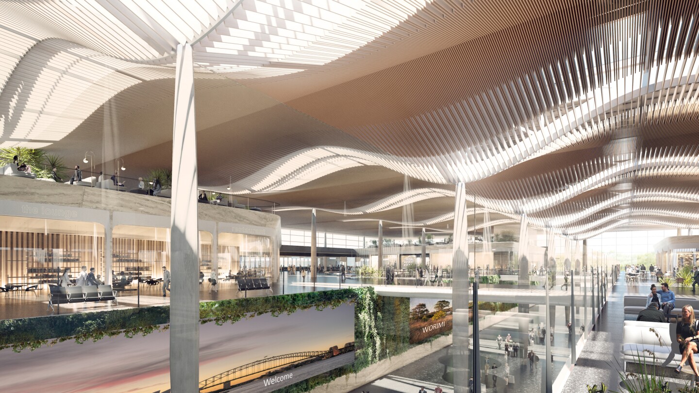 The design for the Western Sydney International (Nancy-Bird Walton) Airport was chosen following an architecture competition